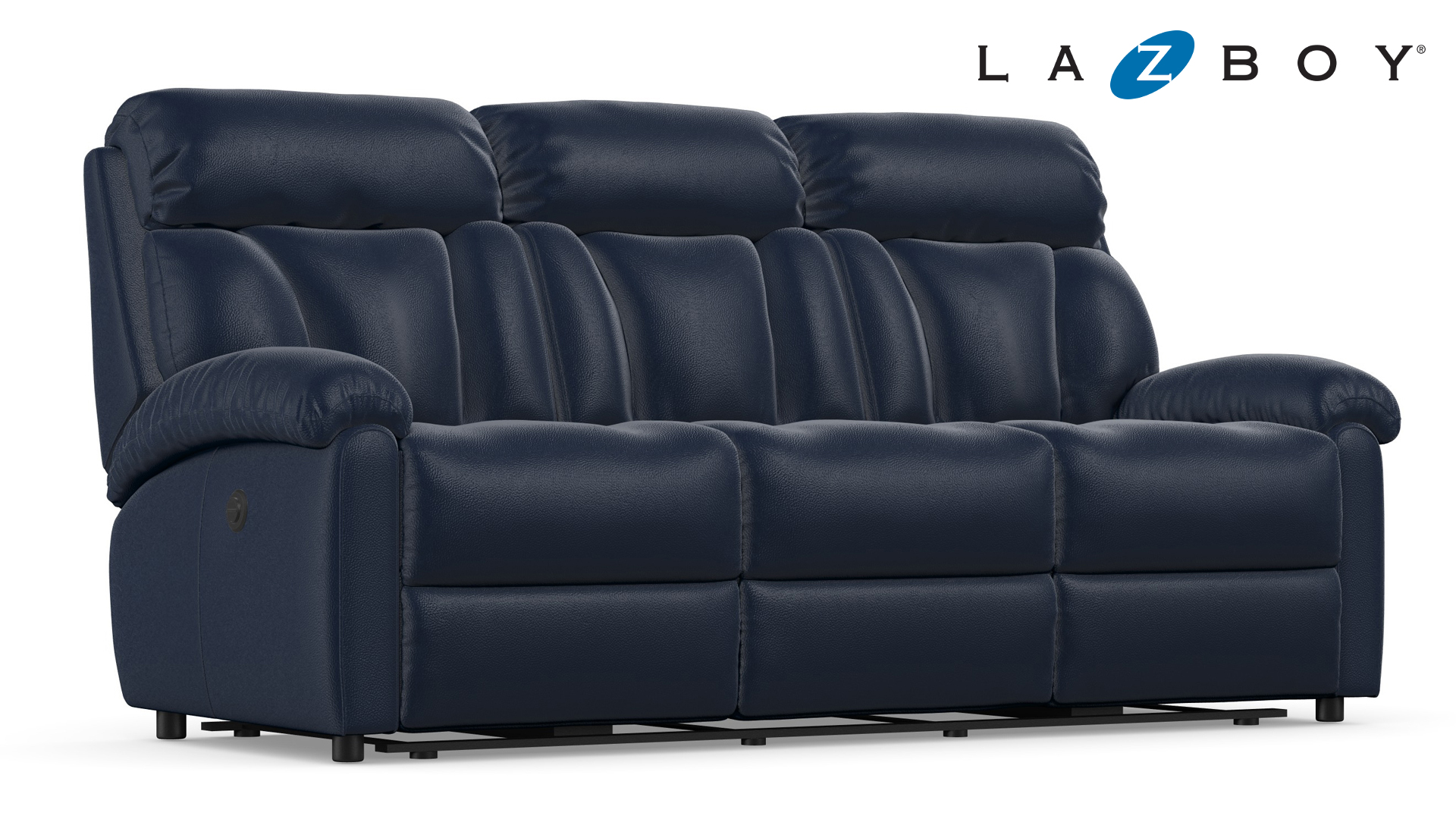 La-Z-Boy Georgina 3 seater electric double recliner sofa in Moda Atlantic leather