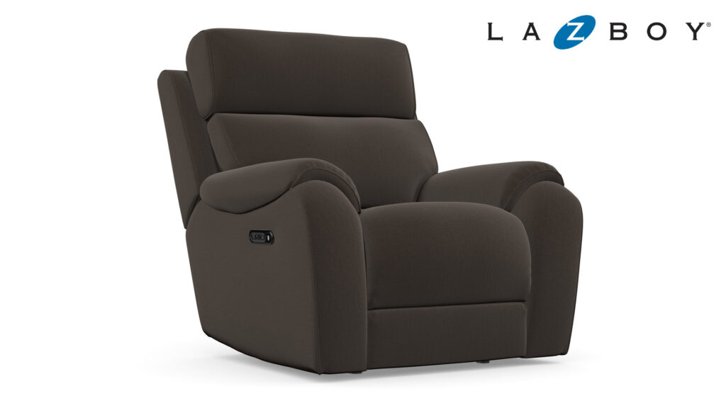 La-Z-Boy Winchester electric recliner chair in Darwin Espresso fabric
