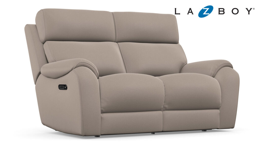 La-Z-Boy Winchester 2 seater electric double recliner sofa in Altara Silver fabric